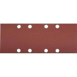 Лист шлифовальный ЗУБР "МАСТЕР", 8 отверстий, для ПШМ на зажимах, Р320, 93х230мм, 5шт 35591-320