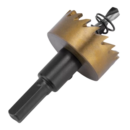 Коронка по металлу HSS, 30 мм, нитридтитановое покрытие Denzel 724108 купить в Челябинске