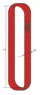 Строп текстильный кольцевой СТК 2 т L=5.5 м SF6 50 мм купить в Челябинске