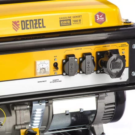 Генератор бензиновый DENZEL GE 8900 94639 купить в Челябинске