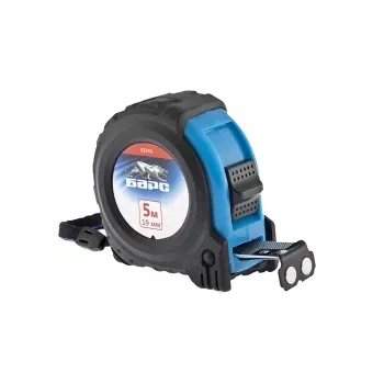 Рулетка Вектор 5 м х 19 мм, утолщенное полотно, магнитный зацеп, обрезиненный корпус  БАРС 32541 купить в Челябинске