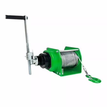 Лебедка ручная усиленная HITCH JHW 2т канат 40м (SZ086887) купить в Челябинске