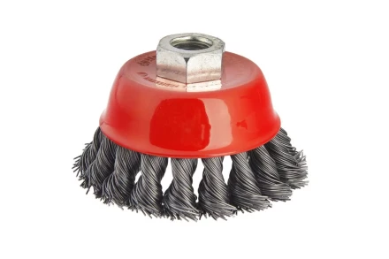 Кордщетка HAMMER чаша 85мм для УШМ витая сталь (207-106) купить в Челябинске