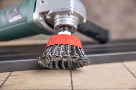 Кордщетка HAMMER чаша 85мм для УШМ витая сталь (207-106) купить в Челябинске