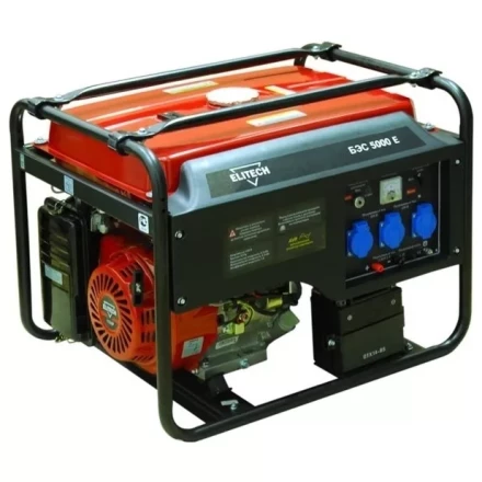 Бензогенератор Elitech БЭС 5000 Е купить в Челябинске