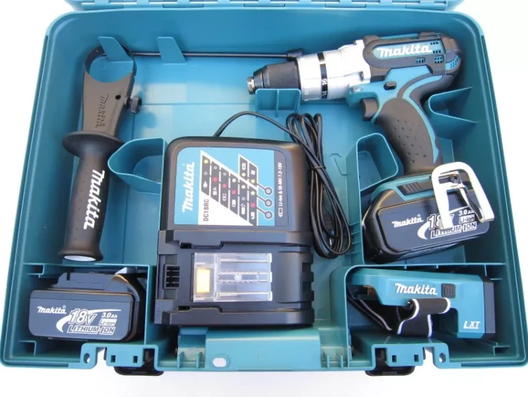 Дрель-шуруповерт аккумуляторная Makita DHP454RFE купить в Челябинске