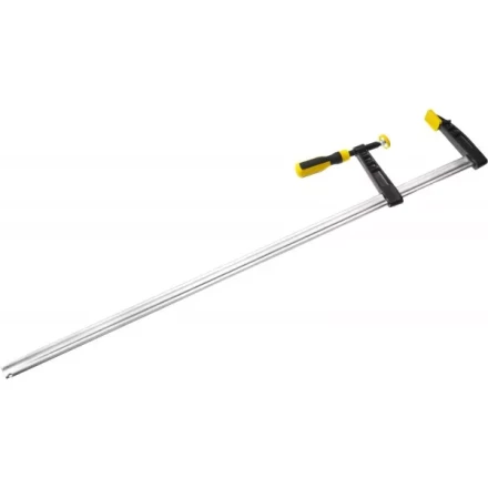 Струбцина STAYER, тип &quot;F&quot;, DIN 5117, двухкомпонентная ручка, профилированная закаленная рейка, 120х1000мм 32095-120-1000 купить в Челябинске