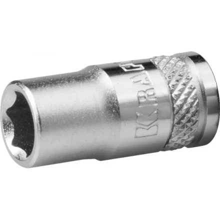 Торцовая головка KRAFTOOL &quot;INDUSTRIE QUALITAT&quot;, Cr-V, FLANK, хромосатинированная, 1/4&quot;, 7 мм 27815-07_z01 купить в Челябинске