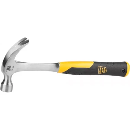 Молоток-гвоздодер JCB цельнокованый, двухкомпонентная виброгасящая рукоятка, 450г JHM003 купить в Челябинске