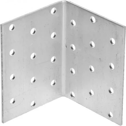 Крепежный угол ЗУБР &quot;МАСТЕР&quot; равносторонний, 80х60х60мм, 20шт 310205-080-060 купить в Челябинске