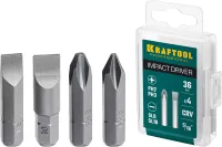 Биты для ударно-поворотных отверток KRAFTOOL 25551