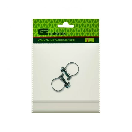 Хомуты металлические MINI 16-18 мм ширина 9 мм винтовой W1 2 шт Сибртех 47506 купить в Челябинске