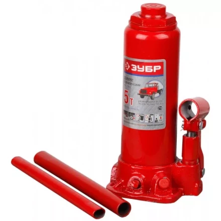 Домкрат ЗУБР гидравлический бутылочный, для автомобилей ГАЗ, 5т, 228-390мм 43059-390-5 купить в Челябинске