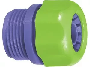 Соединитель пластмассовый  для шланга 1/2" с внешней резьбой 3/4"  PALISAD 66145 купить в Челябинске