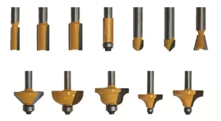 Набор фрез для декоративного применения хвостовик 8 мм 12 штук 46610 купить в Челябинске