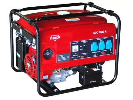 Бензогенератор Elitech БЭС 6500 А +Аккумулятор купить в Челябинске