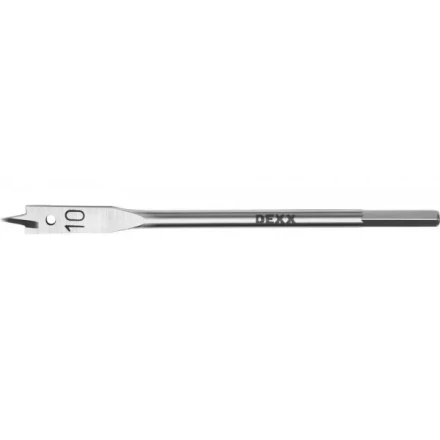 Сверло по дереву перовое, шестигранный хвостовик, DEXX 2945-10, d=10мм 2945-10 купить в Челябинске