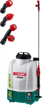 ЗУБР 10 л, аккумуляторный опрыскиватель (ОПЛ-10) купить в Челябинске