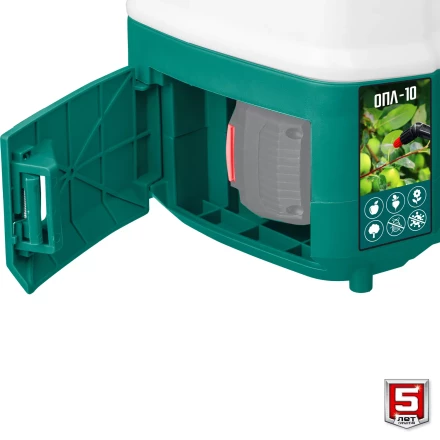 ЗУБР 10 л, аккумуляторный опрыскиватель (ОПЛ-10) купить в Челябинске