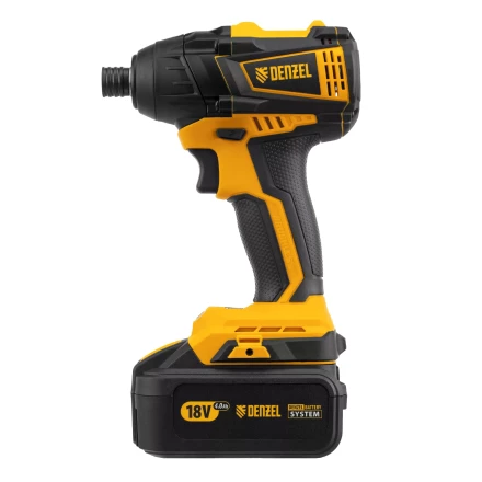 Винтоверт ударный аккумуляторный Denzel 26510 бесщеточный CID-IB-200 18В Li-Ion купить в Челябинске