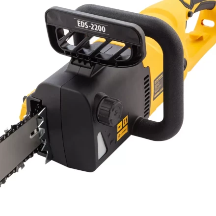 Пила цепная электрическая Denzel EDS-2200 2.2 кВт продольная шина 45 см шаг 3/8 паз 1.3 мм 62 звена 95619 купить в Челябинске