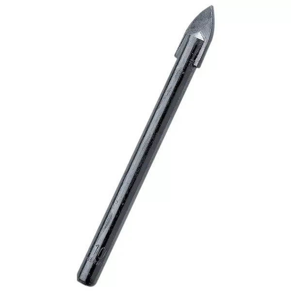 Сверло по стеклу/кафелю Makita D-25161, 10х80мм хвостовик цилиндрический, конусное острие купить в Челябинске