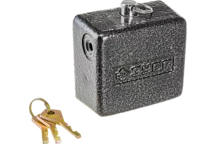 Навесной замок ЗУБР 85 х 80 мм повышенной защищенности дисковый механизм секрета 3720-10 купить в Челябинске