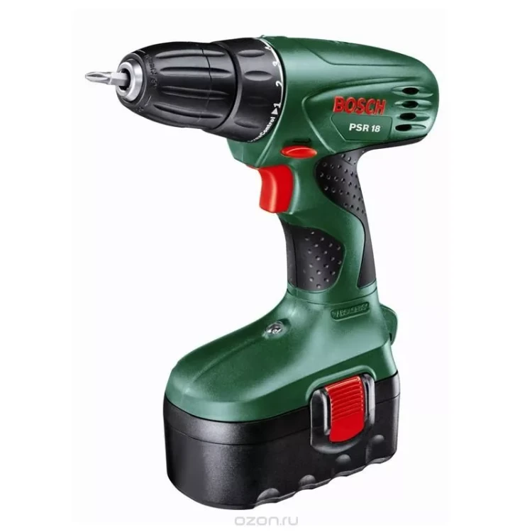 Дрель-шуруповерт аккумуляторная BOSCH PSR 18 (0.603.955.320) купить в Челябинске