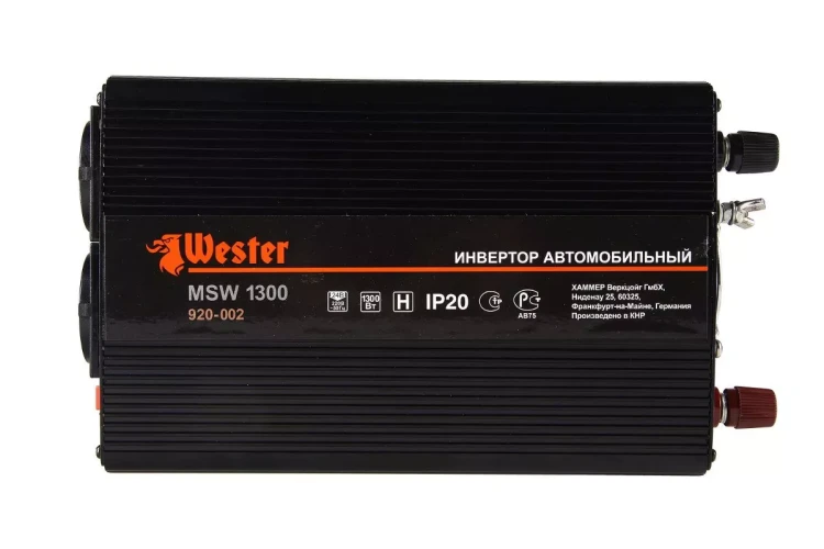 Преобразователь напряжения WESTER MSW1300 купить в Челябинске