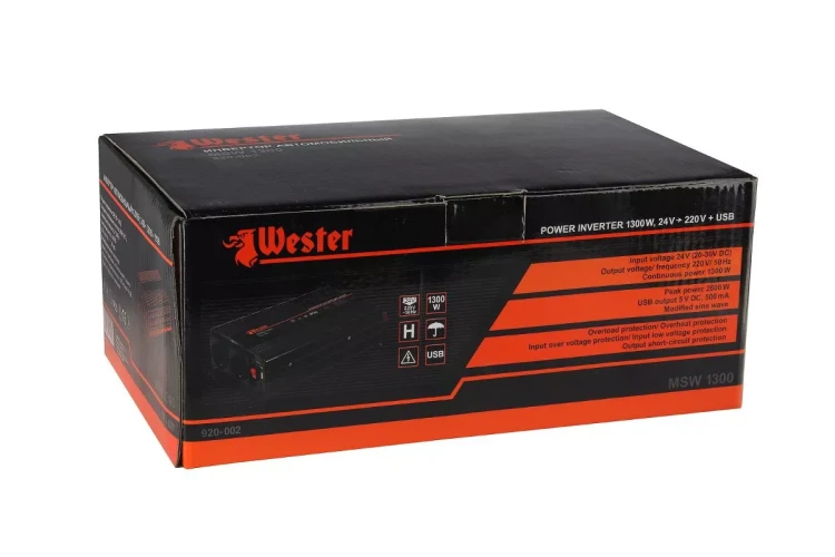 Преобразователь напряжения WESTER MSW1300 купить в Челябинске