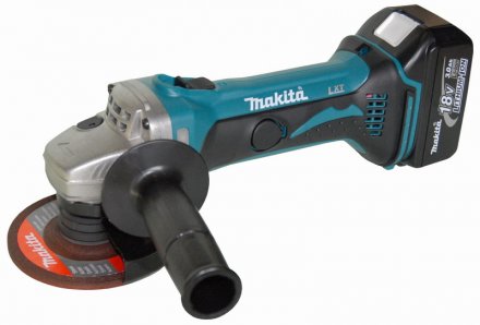 Аккумуляторная угловая шлифовальная машинка Makita BGA 452 RFE купить в Челябинске