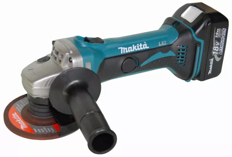 Аккумуляторная угловая шлифовальная машинка Makita BGA452RFE купить в Челябинске