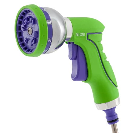 Пистолет-распылитель Palisad 652635, 9 режимов полива, металлический корпус купить в Челябинске