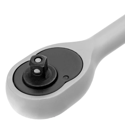 Ключ-трещотка 3/8&quot;, 45 зубьев, с быстрым сбросом, матовый хром Сибртех 14022 купить в Челябинске