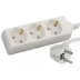Удлинитель СВЕТОЗАР электрический с заземлением, евро, 3 гнезда, 3м SV-55033-3 купить в Челябинске