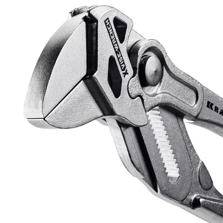 Клещи переставные-гаечный ключ с двухкомпонентными рукоятками и пластиковыми накладками 22067 купить в Челябинске