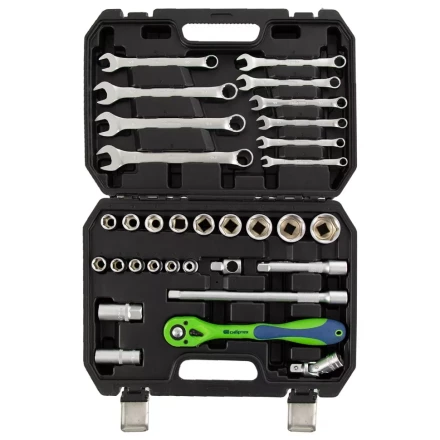 Набор инструментов 32 предмета, CrV, 1/2&quot; Сибртех 13527 купить в Челябинске