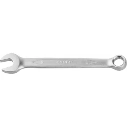 Ключ ЗУБР "ПРОФИ" гаечный комбинированный, Cr-V сталь, хромированный, 8мм 27022-08
