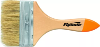 Кисть плоская Slimline 4" (100 мм) натуральная щетина деревянная ручка  SPARTA 824455