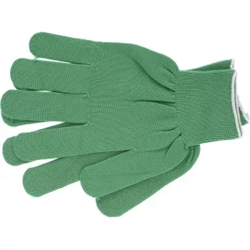 Перчатки нейлон ПВХ точка 13 класс цвет изумрудный L 67828 купить в Челябинске