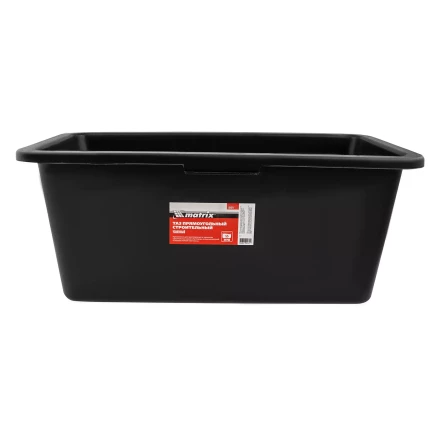 Таз прямоугольный строительный усиленный, 55 л Matrix 81471 купить в Челябинске