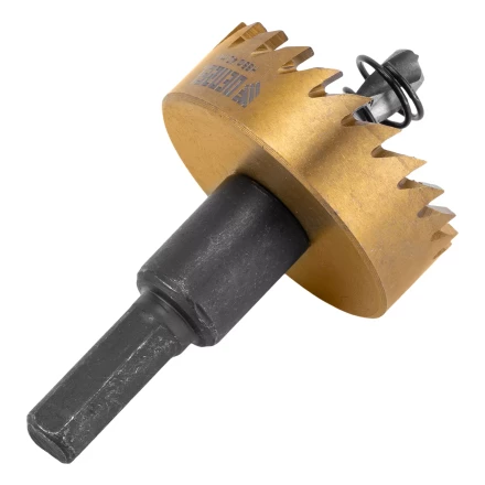 Коронка по металлу HSS, 40 мм, нитридтитановое покрытие Denzel 724112 купить в Челябинске