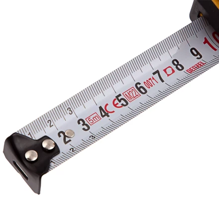 Рулетка Denzel 5м х 25мм, двухкомп. корпус, кнопка-пауза, 31543 купить в Челябинске