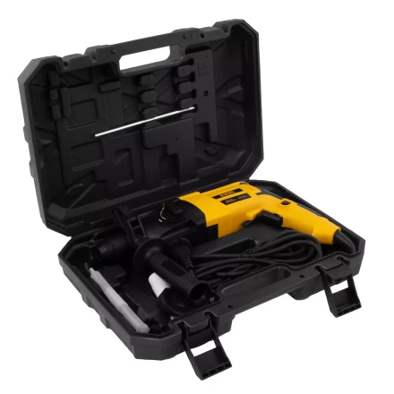 Перфоратор электрический Denzel RHH-600-22, SDS-plus, 600 Вт, 2,5 Дж, 2 реж. 26602 купить в Челябинске