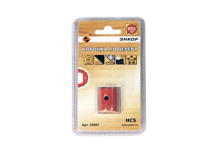 Коронка по дереву 22 мм Энкор 24601 купить в Челябинске
