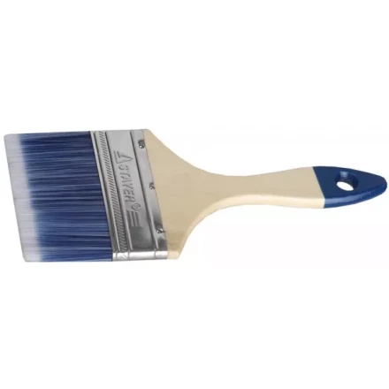 Кисть плоская STAYER &quot;AQUA-STANDARD&quot;, искусственная щетина, деревянная ручка, 100мм 01032-100 купить в Челябинске