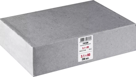 Гвозди ершеные чертеж № 7811-7120 коробка серия МАСТЕР купить в Челябинске