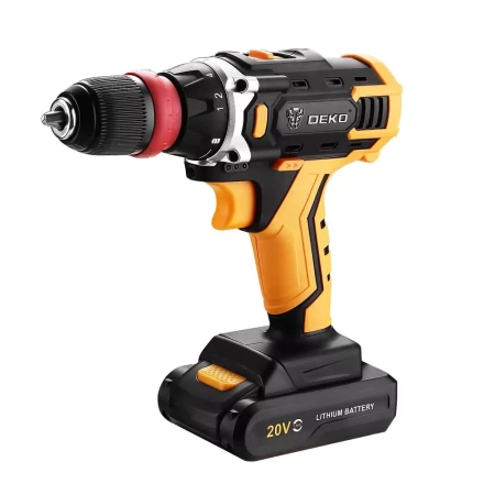 Дрель аккумуляторная DEKO DKCD20FU-Li, 063-4176, со съемным патроном купить в Челябинске