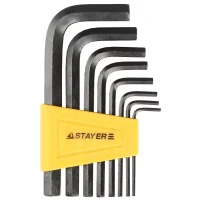 Набор STAYER Ключи "STANDARD" имбусовые, 2 - 10мм, 8 шт 27405-H8