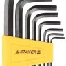 Набор STAYER Ключи "STANDARD" имбусовые, 2 - 10мм, 8 шт 27405-H8 купить в Челябинске